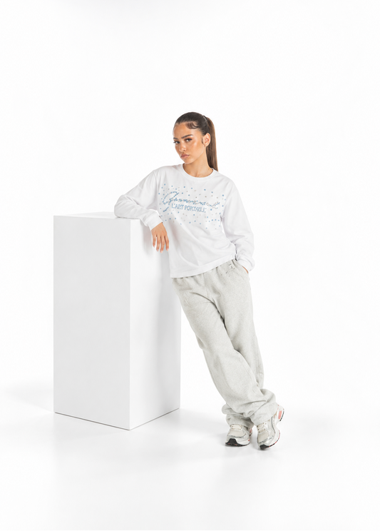 MIXED BLUE PEARL LONGSLEEVE