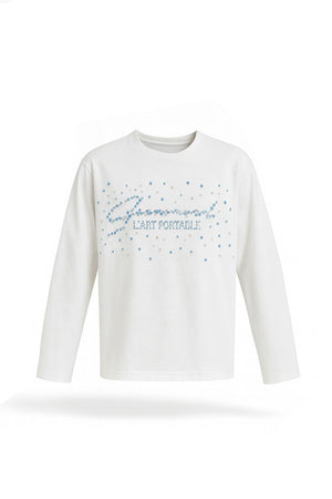 MIXED BLUE PEARL LONGSLEEVE