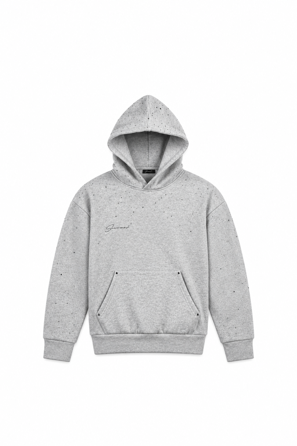 GREY DIAMOND HOODIE