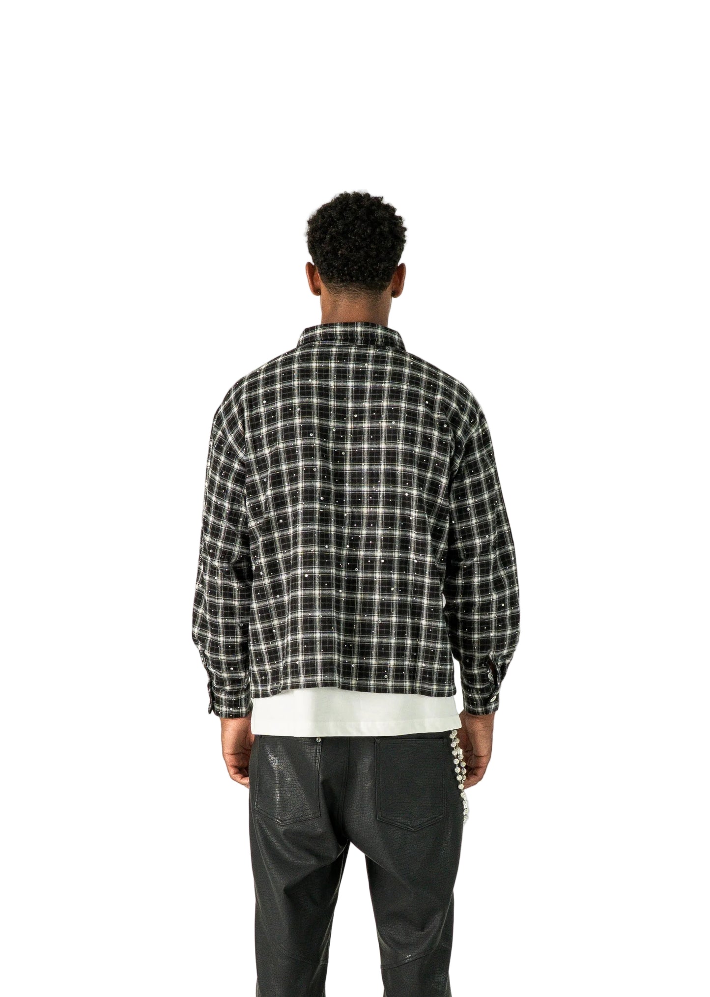 RHINESTONE FLANNEL