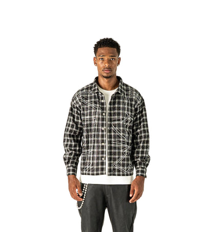 RHINESTONE FLANNEL