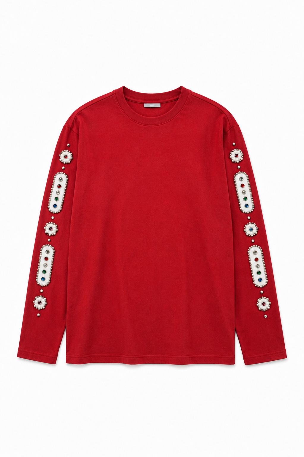 STUDDED RUBY LONGSLEEVE
