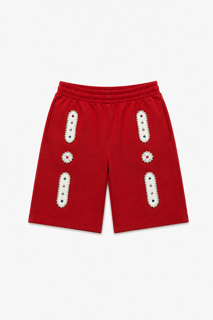 STUDDED RUBY SHORTS