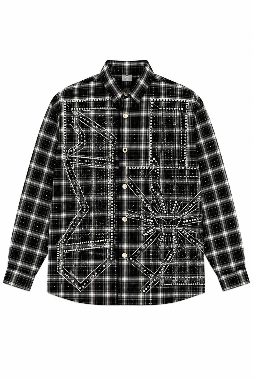 RHINESTONE FLANNEL