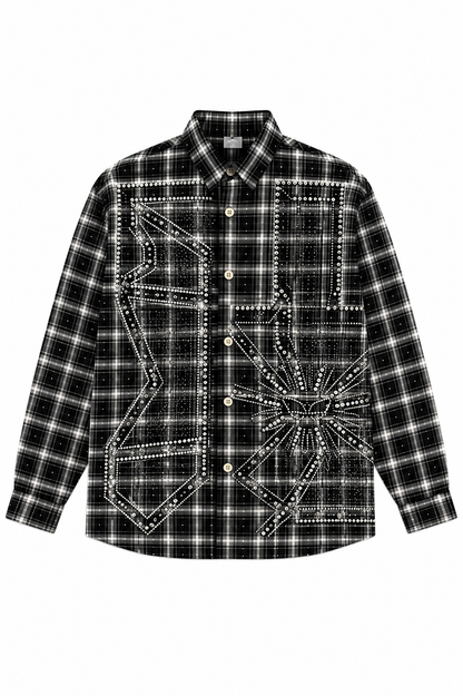 RHINESTONE FLANNEL