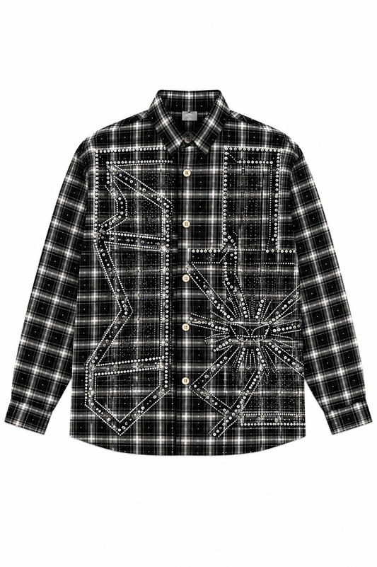 RHINESTONE FLANNEL