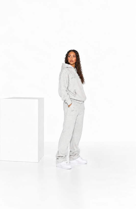 GREY DIAMOND HOODIE