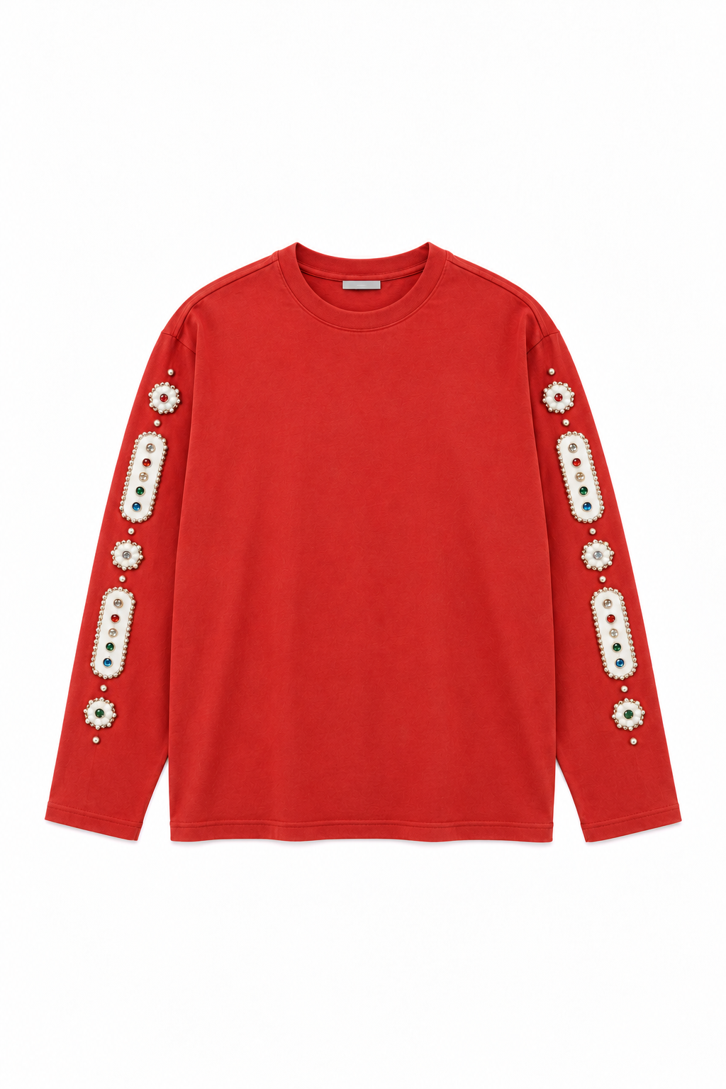 STUDDED RUBY LONGSLEEVE